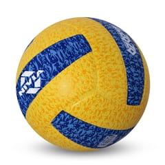 Nivia G-2020 Rubber Volleyball, (Yellow and Blue) Standard Size