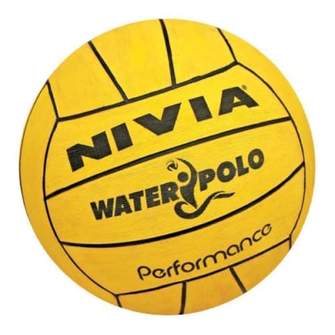Nivia 544 Water Polo Ball (Size 4, Yellow)