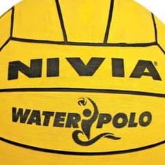 Nivia 544 Water Polo Ball (Size 4, Yellow)