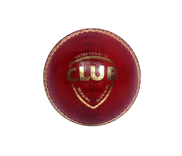 એસજી ક્લબ ક્રિકેટ બોલ લેધર (લાલ) પ્રમાણભૂત કદ