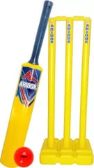 Aridox Plastic Cricket Kit Set for Kids - Size 5