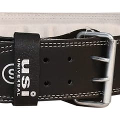 USI Universal Weight Lifting Belt | 790SL6 Leather Metal Construction Weight Belt for Deadlift, Squat & Weightlifting for Men & Women