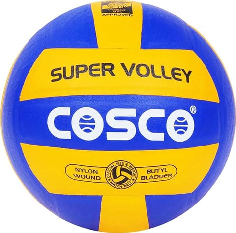 Cosco VolleyBall ಸೂಪರ್ ವಾಲಿ ಬಾಲ್ | 18 ಪ್ಯಾನಲ್ ಪೂರ್ಣ ಗಾತ್ರ