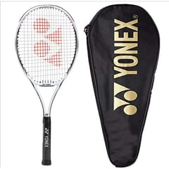 Yonex স্ম্যাশ হিট স্ট্রং টেনিস র্যাকেট, কালো | সাদা
