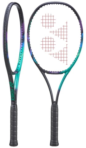 અદ્યતન ખેલાડીઓ માટે Yonex V Core Pro 97H ટેનિસ રેકેટ | 330 ગ્રામ / 11.6 ઔંસ | લીલો / જાંબલી