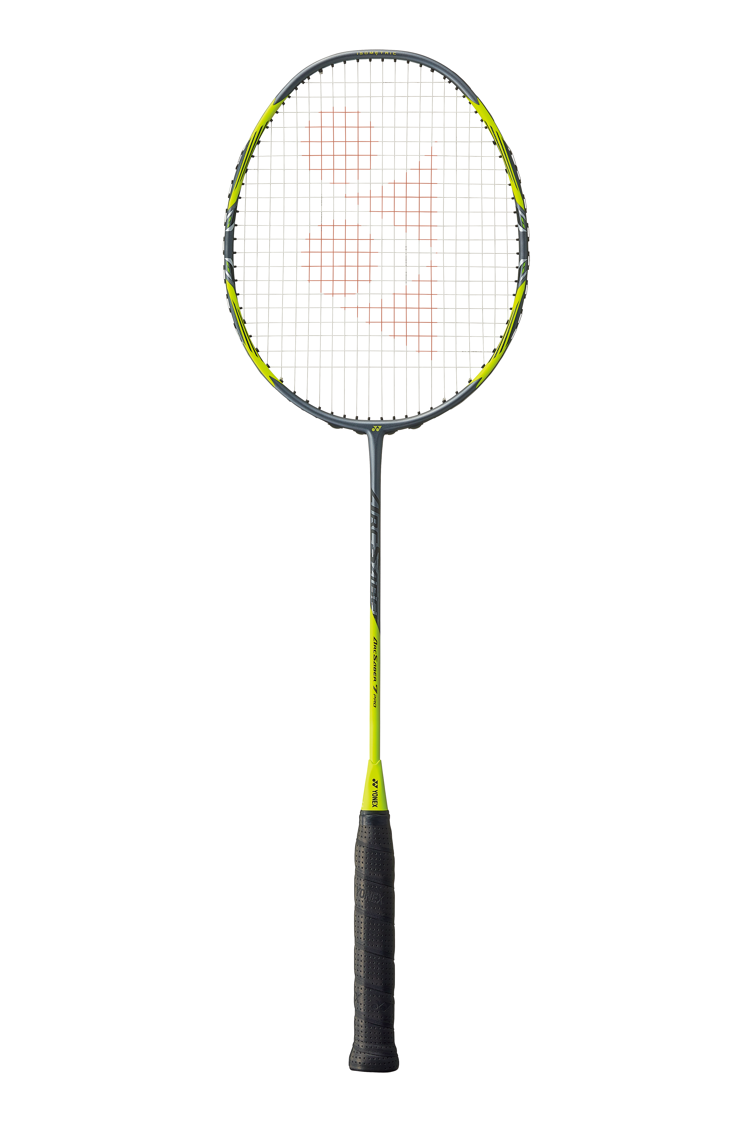 Yonex Arcsaber 7 pro Badminton racket | ஃப்ளெக்ஸ் மீடியம் கிராஃபைட் பிரேம் 4U (சராசரி. 83 கிராம்) G5 | சாம்பல் மஞ்சள்