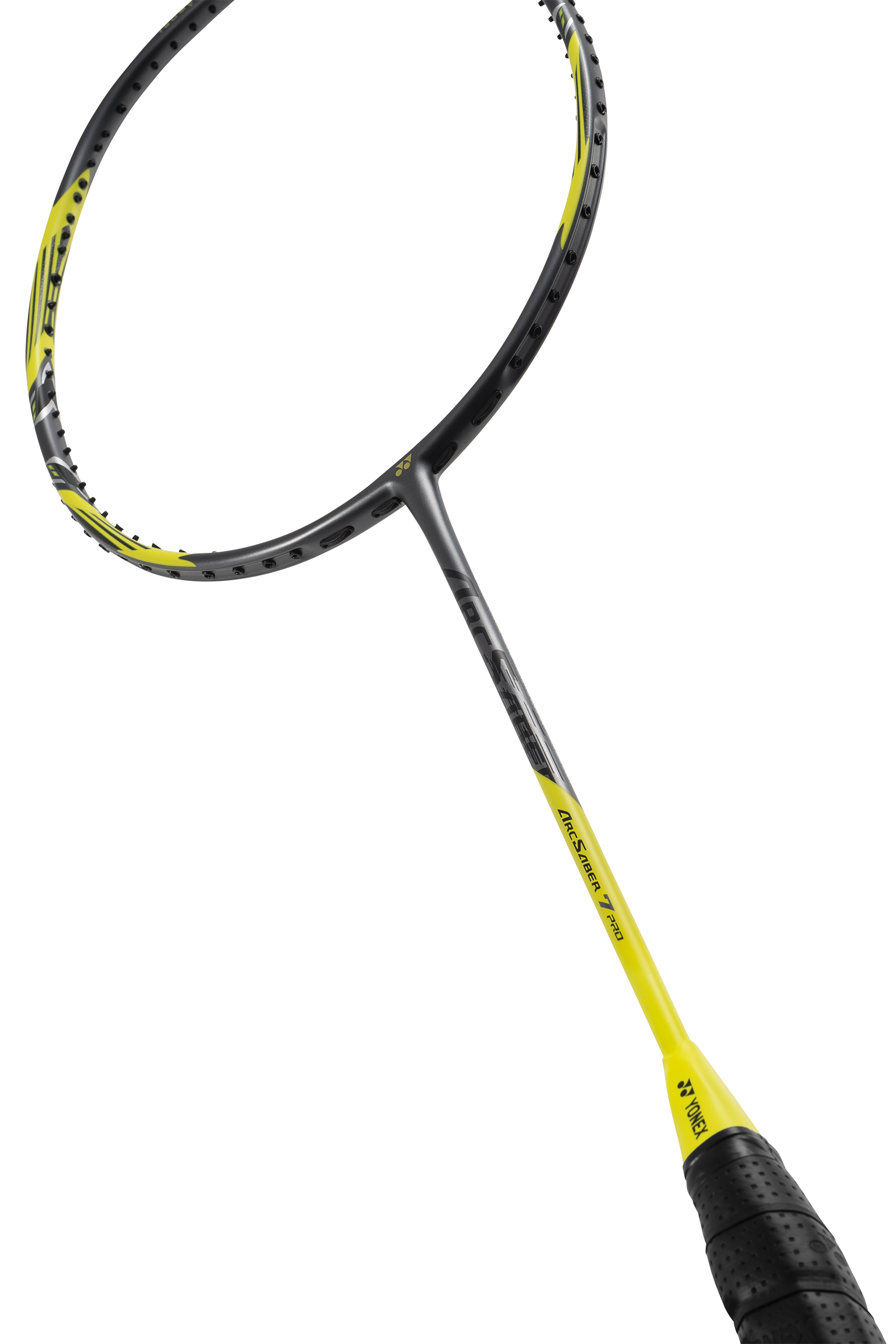 Yonex Arcsaber 7 پرو بیڈمنٹن ریکیٹ | Flex Medium Graphite Frame 4U (Avg. 83g) G5 | سرمئی پیلا ۔