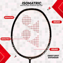 YONEX ASTROX LITE 37I बॅडमिंटन रॅकेट (काळा)