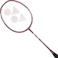 YONEX Graphite Duora Z Strike Professional Badminton Racquet | (Black / White, 88 gms , 28 lbs Tension, Made in Japan)