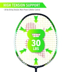 Yonex মাসল পাওয়ার 33 হালকা ব্যাডমিন্টন র‌্যাকেট | G4 3U(85g) 30 পাউন্ড টেনশন | গ্রাফাইট ফ্রেম |