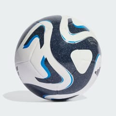 ADIDAS OCEAUNZ ট্রেনিং ফুটবল বল | SIZE 5 | সাদা / কলেজিয়েট নেভি / উজ্জ্বল নীল / সিলভার মেটালিক