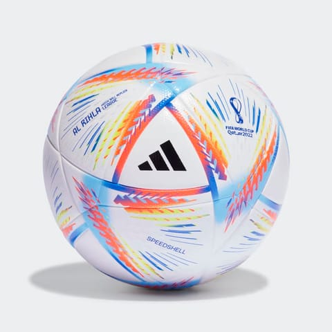 ADIDAS AL RIHLA LEAGUE FOOTBALL BALL | SIZE 5 I WHITE / PANTONE