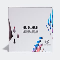 ADIDAS AL RIHLA LEAGUE FOOTBALL BALL | SIZE 5 I WHITE / PANTONE