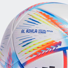 ADIDAS AL RIHLA LEAGUE FOOTBALL BALL | SIZE 5 I WHITE / PANTONE