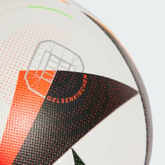 એડિડાસ યુરો 24 સ્પર્ધા ફૂટબોલ બોલ | SIZE 5 | સફેદ / કાળો / ગ્લો બ્લુ