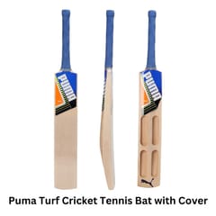 Puma Men's Future STB Cricket Bat | 1.2 kg | Navy-Flame Orange | Senior Size