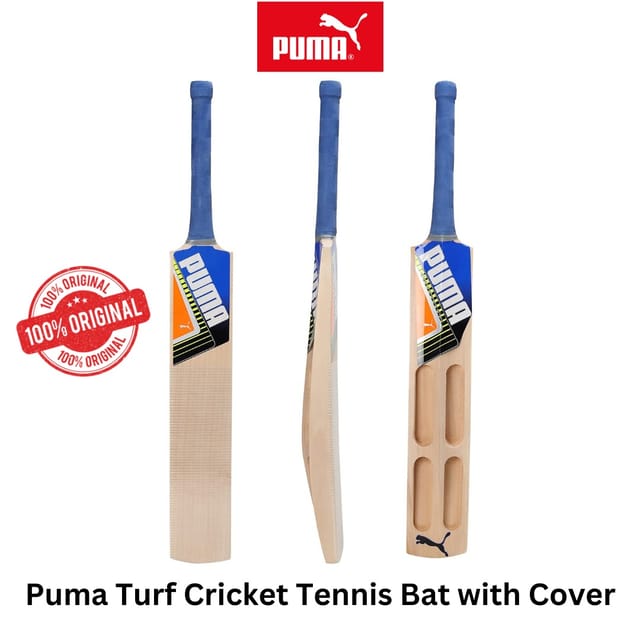 प्यूमा मेन्स फ्यूचर एसटीबी क्रिकेट बैट | 1.2 किग्रा | नेवी-फ्लेम ऑरेंज | वरिष्ठ आकार