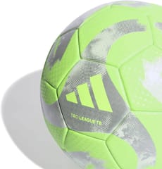 ADIDAS TIRO LEAGUE THERMALLY BONDED FOOTBALL BALL | SIZE 5 | GREEN/SILVER/WHITE