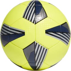 एडिडास टीआईआरओ लीग थर्मली बॉन्डेड फुटबॉल बॉल | साइज़ 5 | टीम सोलर येलो/ब्लैक/सिल्वर मैटेलिक/रॉयल ब्लू