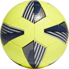 Adidas TIRO League Thermally Bonded Football Ball | Size 5 | Team Solar Yellow / Black / Silver Metallic / Royal Blue