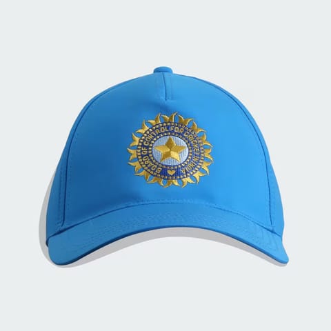 Adidas India Unisex Cricket Cap, Bright Blue, One size
