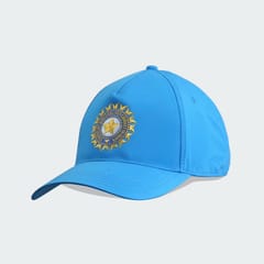 Adidas India Unisex Cricket Cap, Bright Blue, One size