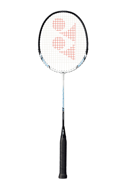 Yonex پٹھوں کی طاقت 2 بیڈمنٹن ریکیٹ | ایلومینیم فریم | سفید-نیلا/سفید نارنجی