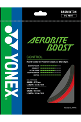 Yonex BG Aerobite বুস্ট ব্যাডমিন্টন গাট Sring | গাঢ় ধূসর/হলুদ, ধূসর/লাল