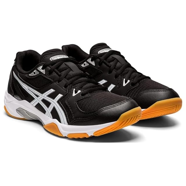 ASICS জেল রকেট 10 ব্যাডমিন্টন জুতা, কালো/ধূসর