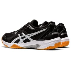 ASICS জেল রকেট 10 ব্যাডমিন্টন জুতা, কালো/ধূসর