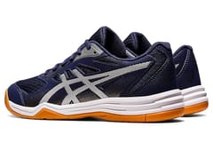 ASICS UPCOURT 5 BADMINTON SHOES, PEACOAT/SILVER