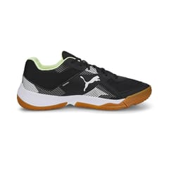 Puma Solarflash II Unisex Badminton Shoe | Designed for Best Indoor sports | Black White