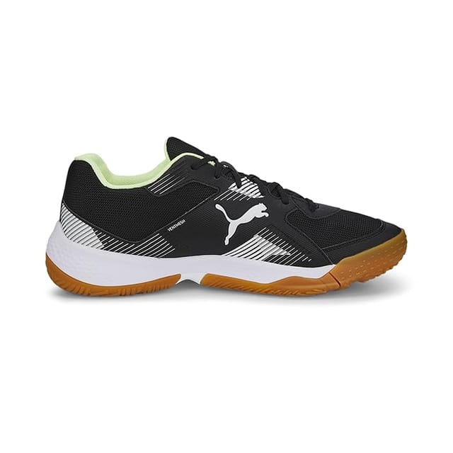 Puma Solarflash II Unisex Badminton Shoe | Designed for Best Indoor sports | Black White