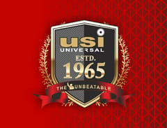 USI UNIVERSAL THE UNBEATABLE 626ABL Punching Bag, Boxing Bag, 626ABL Immortal Leather Punching Bag Filled, 105cm (42") Thick Leather Canvas Laminated, Compressed Flock Filled, Chain Included