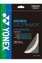 Yonex Ultimax BG 66 Badminton Strings, 0.65mm