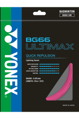 Yonex Ultimax BG 66 பேட்மிண்டன் சரங்கள், 0.65mm
