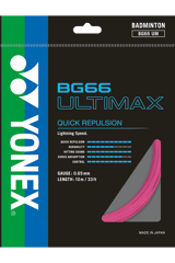 Yonex Ultimax BG 66 બેડમિન્ટન સ્ટ્રીંગ્સ, 0.65mm