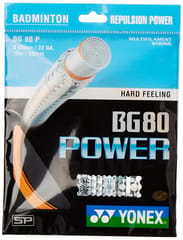 Yonex BG 80 Power Badminton Strings, 0.68 mm