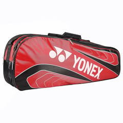 YONEX બેડમિન્ટન કિટબેગ BT5 | 3 રેકેટ અને કપડાંના સંગ્રહ માટે 2 ઝિપર કમ્પાર્ટમેન્ટ|