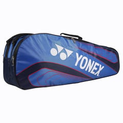 YONEX બેડમિન્ટન કિટબેગ BT5 | 3 રેકેટ અને કપડાંના સંગ્રહ માટે 2 ઝિપર કમ્પાર્ટમેન્ટ|