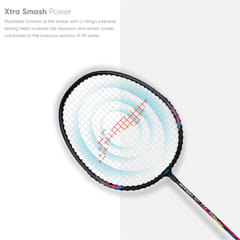 Li-Ning XP 777 Pro Strung Badminton Rackets with Kitbag, Pack of 2, Multicolor
