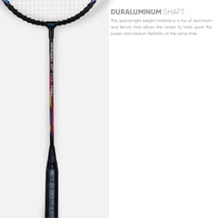 Li-Ning XP 777 प्रो स्ट्रंग बॅडमिंटन रॅकेटसह किटबॅग, पॅक ऑफ 2, मल्टीकलर