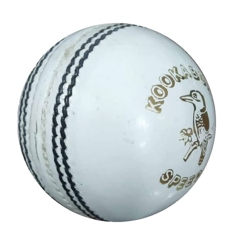 Kookaburra Speed White Leather Cricket Ball