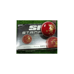 એસએફ ડાંગર 3 સ્ટાર ટેસ્ટ પ્રેક્ટિસ ક્રિકેટ બોલ રેડ