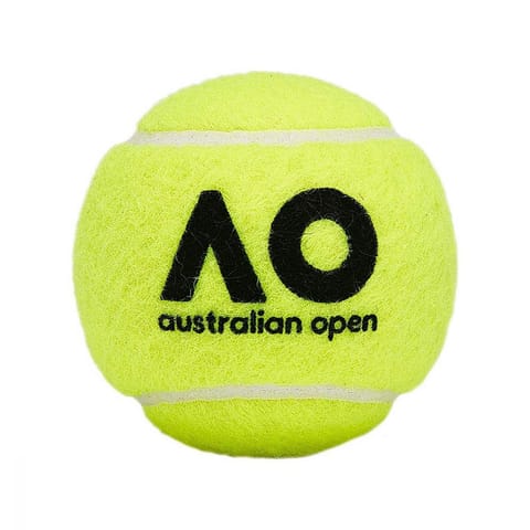 DUNLOP آسٹریلوی اوپن (AO) ربڑ ٹینس بالز (3 کا پیک) | 222 گرام