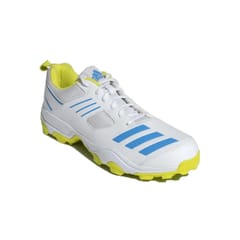 ADIDAS MEN CRI-এর ক্রিকেটের জুতো নীল/হলুদ