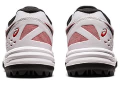 ASICS পুরুষদের জেল-লেথাল ফিল্ড ক্রিকেট জুতা, সাদা ক্লাসিক লাল