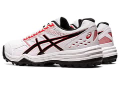 ASICS পুরুষদের জেল-লেথাল ফিল্ড ক্রিকেট জুতা, সাদা ক্লাসিক লাল