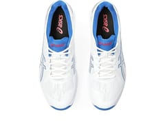 ASICS STRIKE RATE CRICKET SHOE, WHITE SILVER