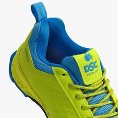 DSC Jaffa 22 Cricket Shoes | Lemon Yellow | Leather and Mesh Material